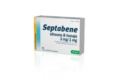 SEPTABENE SITRUUNA & HUNAJA imeskelytabletti 3/1 mg 16 fol