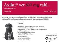 Axilur vet tabletti 500 mg 10