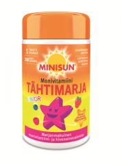 Minisun Monivitamiini Tähtimarja jr. 200 tabl