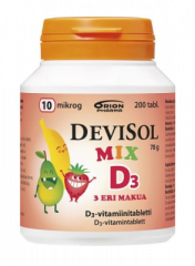 DEVISOL MIX 10 MIKROG IMESKELYTABLETTI 200 TABL