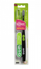 GUM ActiVital Sonic paristohammasharja musta, sis. 1 hammasharjan + pariston 1 kpl