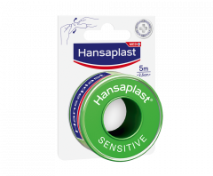 Hansaplast Sensitive kiinn.teippi ME10 5mx2,5cm (46042) X1 rll