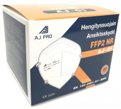 AJ Pro FFP2 NR korvalenkeillä 20 kpl