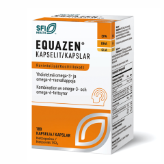 EQUAZEN RASVAHAPPOVALMISTE KAPSELI PURKKI 180 KPL