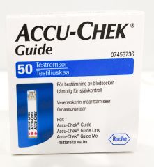 Accu-Chek Guide -testiliuskat 50 kpl
