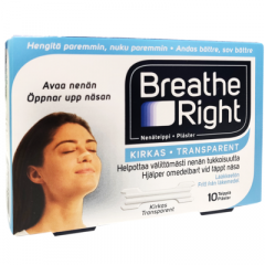 BREATHE RIGHT NENÄTEIPPI  1X10 KPL