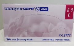 Sempercare Velvet tutkimuskäsine koko L 100 kpl